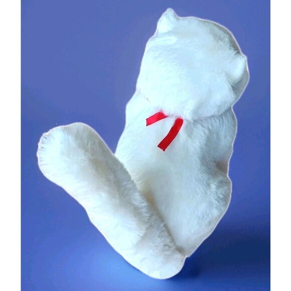 NEW Realistic Persian Cat Kitten Animal Soft Plush Toy w/ Meow Sound Kids Gift - Picture 6 of 6